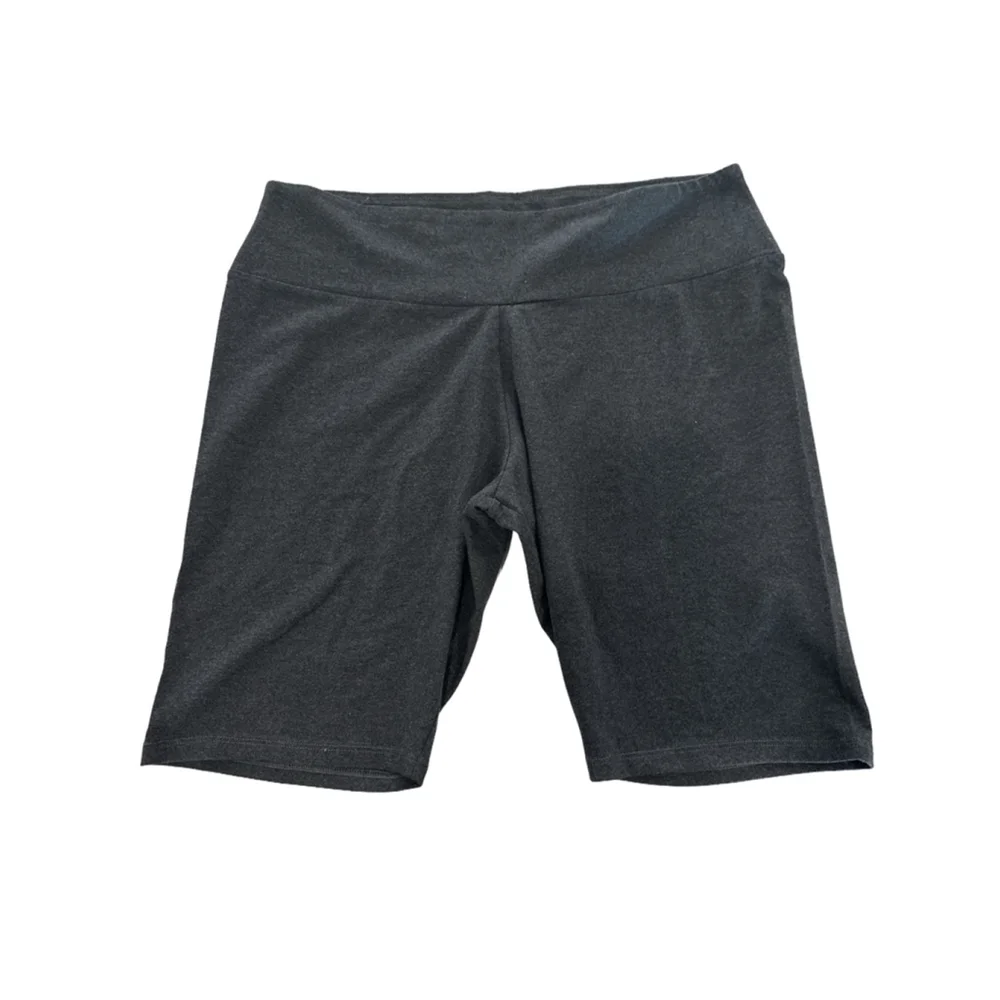 Women's Ambiance Bike Shorts Size 3X Gray - Picture 2 of 3